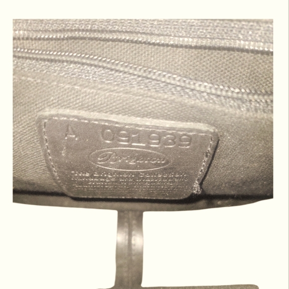 Brighton Vintage Gillian Collection Brown/ Black Leather Organizer Crossbody Bag - Picture 9 of 10